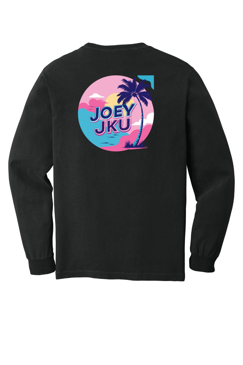 Joey_JKU Synthwave Long Sleeve Tee