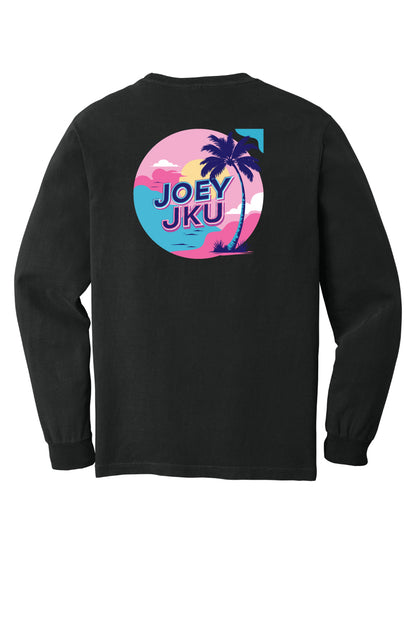 Joey_JKU Synthwave Long Sleeve Tee