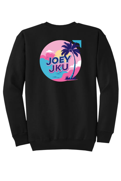 Joey_JKU Synthwave Crewneck Sweatshirt
